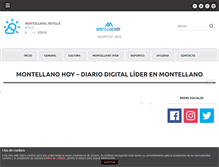 Tablet Screenshot of montellanohoy.com
